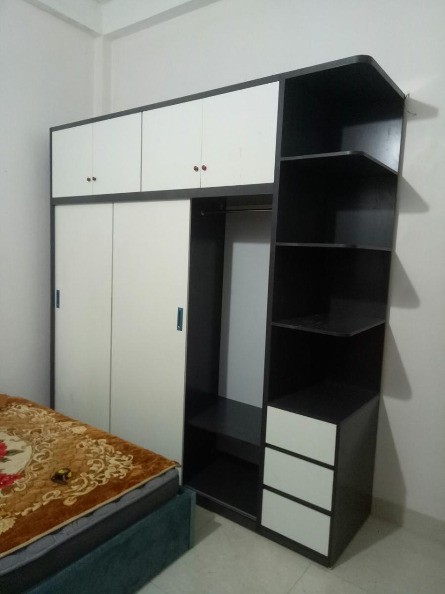 Tủ Quần Áo Cánh Trượt Gỗ Công Nghiệp - MẪU 15